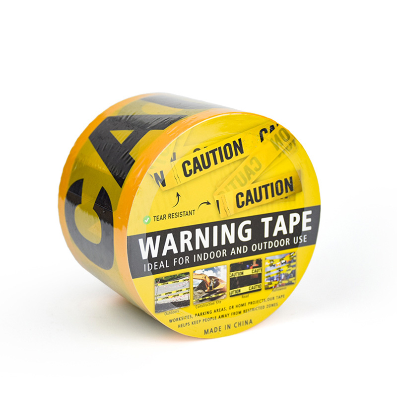 Warning adhesive