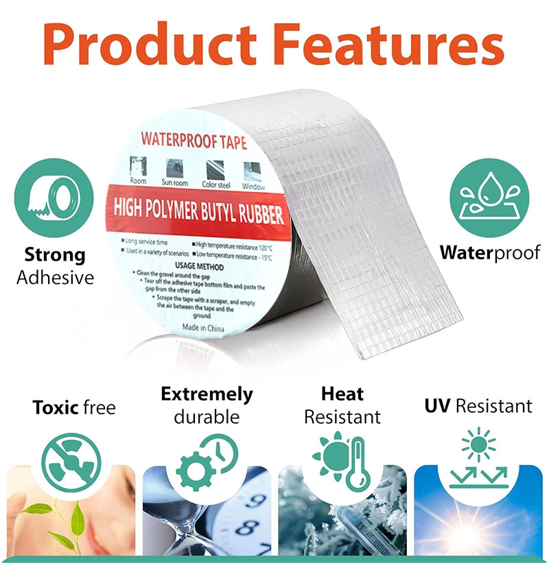 Butyl waterproof tape